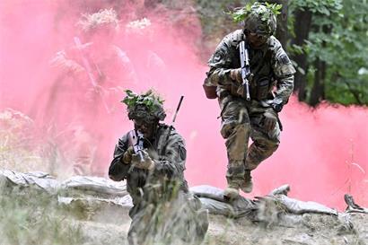 Soldaten des österreichischen Bundesheeres bei einer Übung im vorigen Jahr