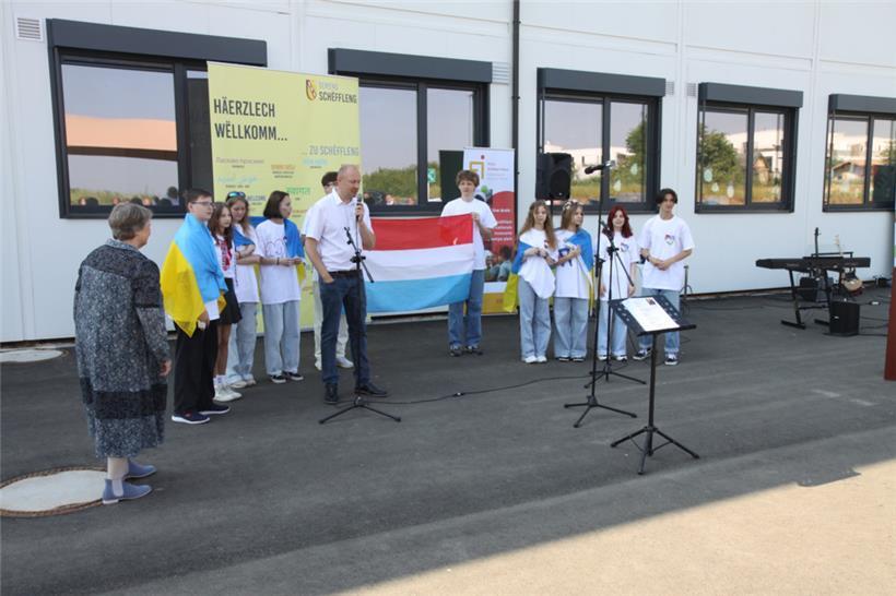 Solidarität mit der Ukraine und den aus den Kriegsgebieten geflüchteten Mitschül...