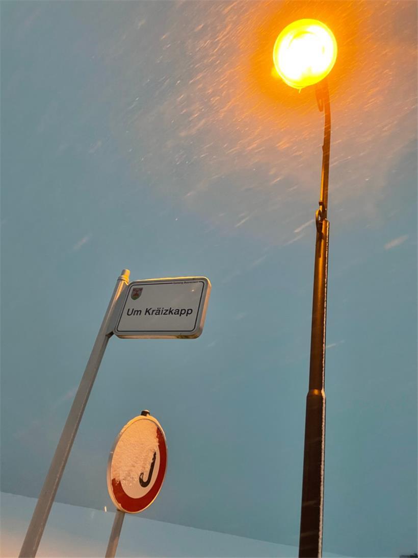 Sollte es mal weiß werden, dann wohl eher im Ösling
