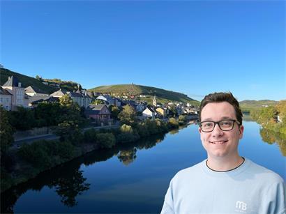 Sommerliche Mosel im späten September