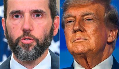 Sonderermittler Jack Smith (l.) und Donald Trump werden in diesem Leben keine Freunde mehr
