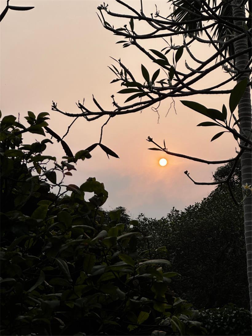 Sonnenuntergang in Hanoi