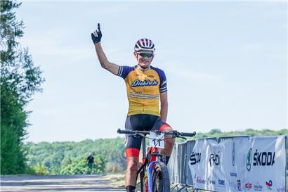 Søren Nissen behauptete sich souverän vor seinen Konkurrenten und konnte sich im Ziel feiern lassen
