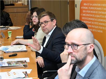 Vincent Hein, IDEA-Direktor, besorgt über wirtschaftliches Wachstum in Luxemburg, spricht bei Konferenz zum Thema Wachstumslimitierung