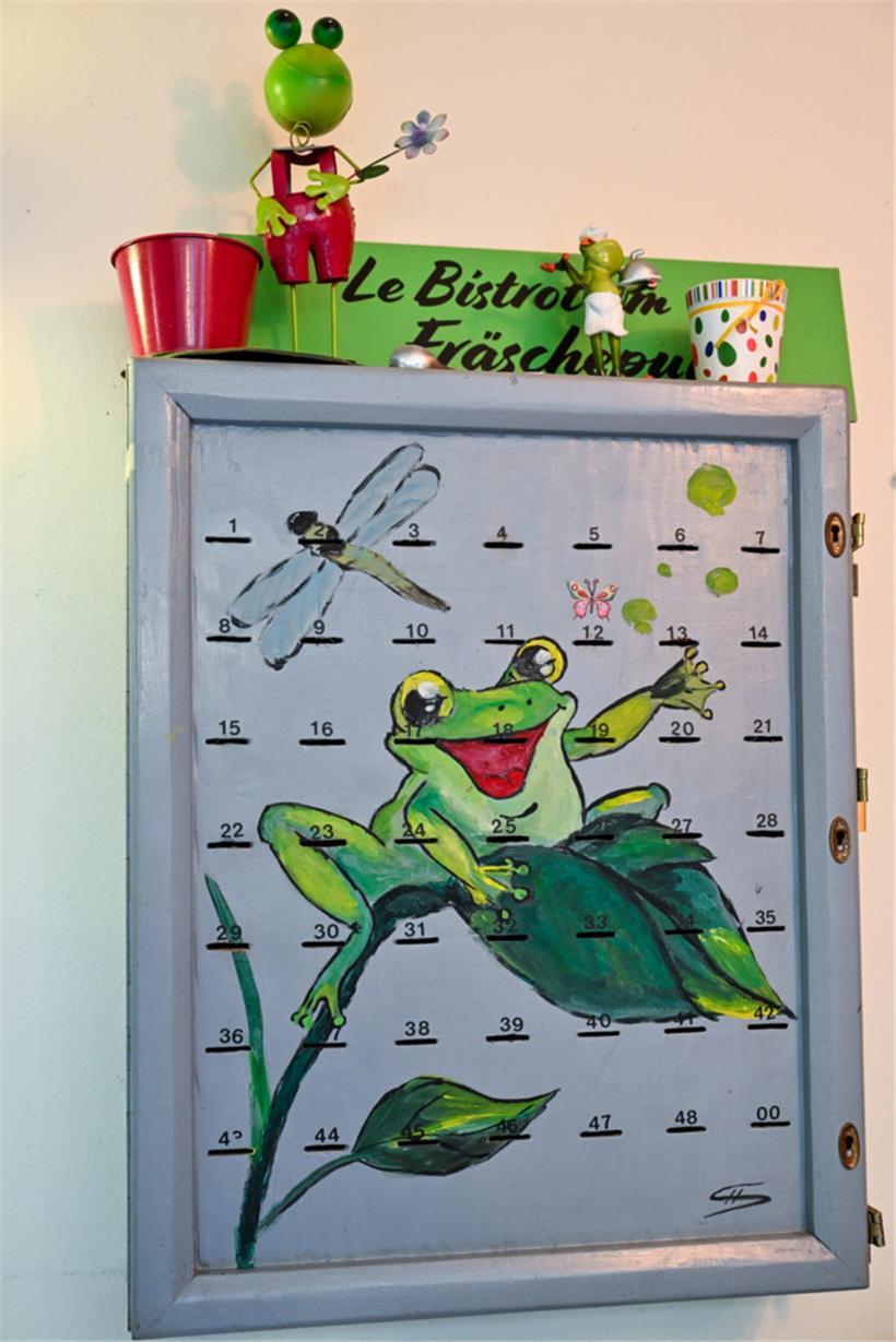 Souvenir aus alten Zeiten: die Gästesparkasse
