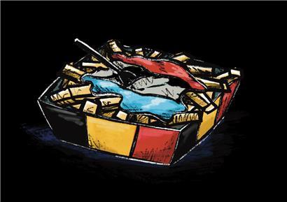 Spätestens seit 1739 werfen die Einwohner von Namur schon geschnittene Kartoffeln ins kochende Öl
