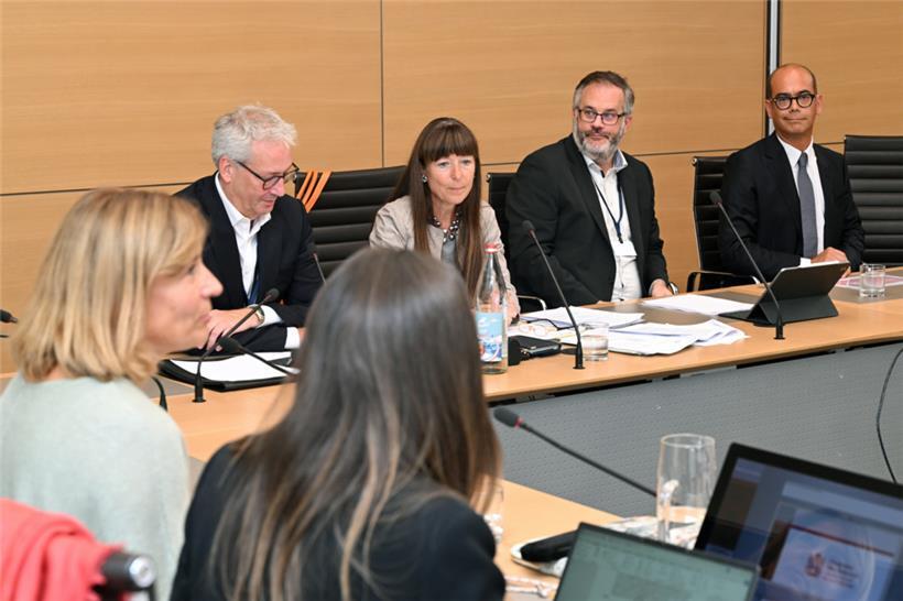 Sparkassen-Direktorin Françoise Thoma entschuldigt sich bei der Chamber
