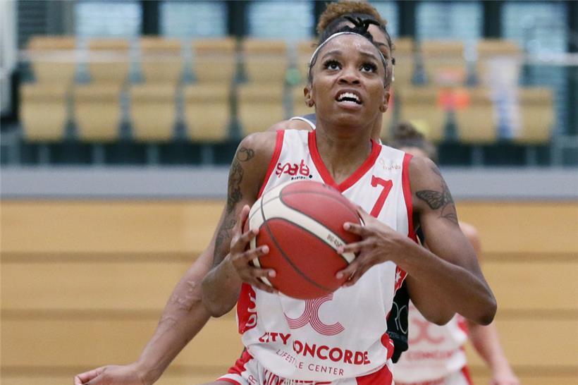 Sparta-Spielerin Victoria Williams war gegen Düdelingen mit 32 Punkten Topscorerin
