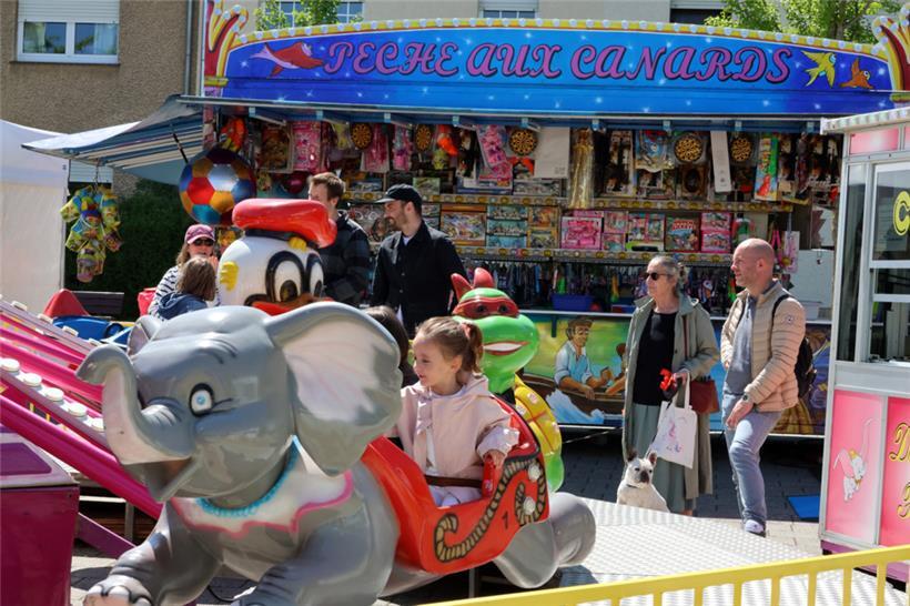 Spaß beim Fliegen auf der Cessinger Kirmes
