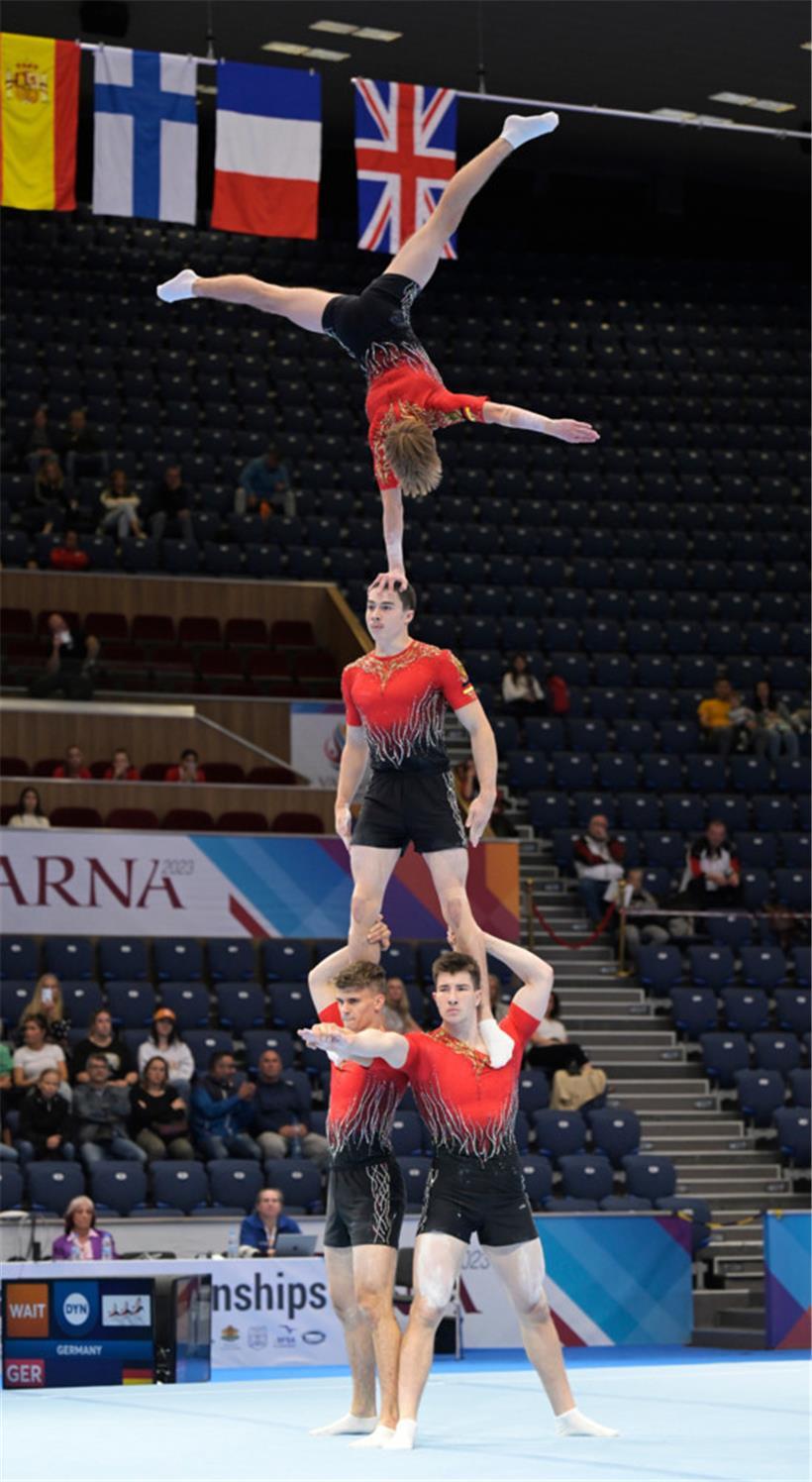 Spektakuläre Balanceakte wird man bei der Akrobatik-EM im April sehen
