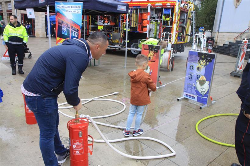 Spielerisch wurden Kinder an die Herausforderungen des CGDIS herangeführt
