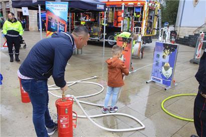 Spielerisch wurden Kinder an die Herausforderungen des CGDIS herangeführt
