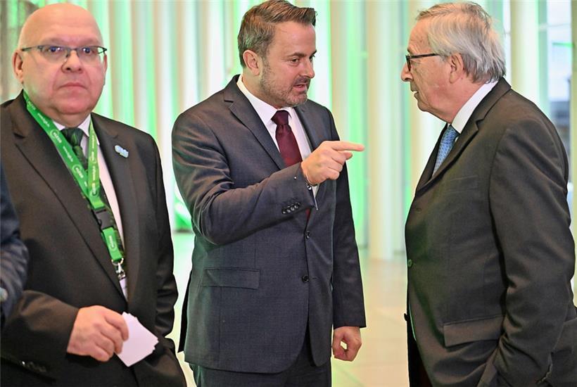 Staatsminister im Gespräch
