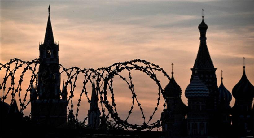 Stacheldraht vor dem Kreml: Der russische Staat ist verletzlich
