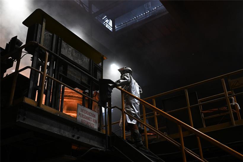 Stahlproduktion bei ArcelorMittal in Belval
