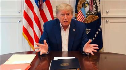 Standbild aus einem Twitter-Video von Donald Trump
