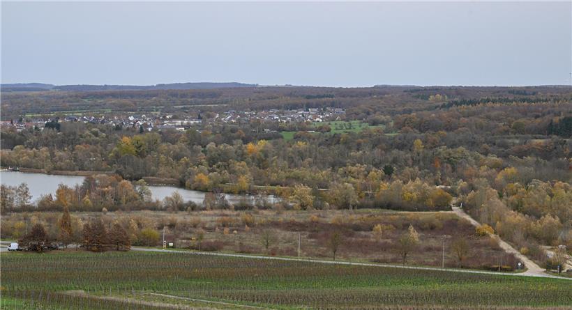 Standort des Campus Baggerweier in Remerschen heute, Baustart der Baggerarbeiten ab September geplant