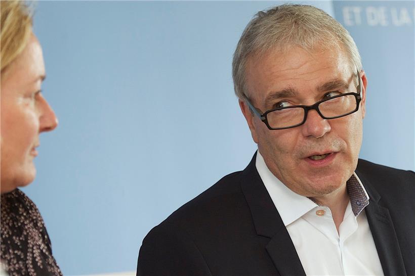Statt dem gewohnten Duo Bettel/Lenert standen heute Gesundheitsministerin Paulette Lenert und Dan Kersch der Presse Rede und Antwort
