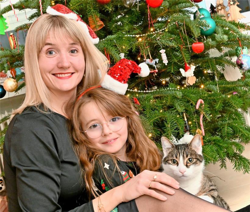 Steffi Berg und ihre Tochter freuen sich jedes Jahr wieder auf Weihnachten
