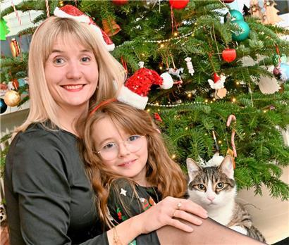 Steffi Berg und ihre Tochter freuen sich jedes Jahr wieder auf Weihnachten
