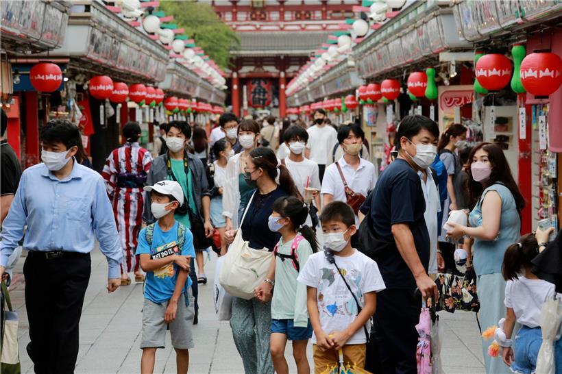 Steigende Infektionen in Japan: Die Regierung in Tokio weitet den Gesundheitsnotzustand auf acht weitere Regionen aus.
