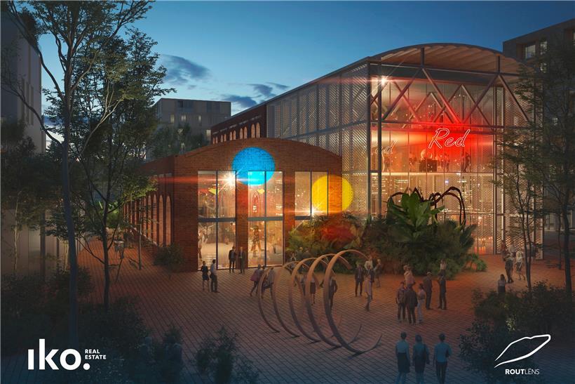 Stein, Glas und Stahl, dazwischen viel Grün: Das post-industrielle Antlitz der R...