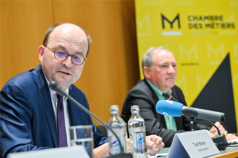 Stellt eine längere Lebensarbeitszeit zur Debatte: Tom Wirion, Generaldirektor der Handwerkskammer
