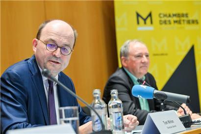 Stellt eine längere Lebensarbeitszeit zur Debatte: Tom Wirion, Generaldirektor der Handwerkskammer
