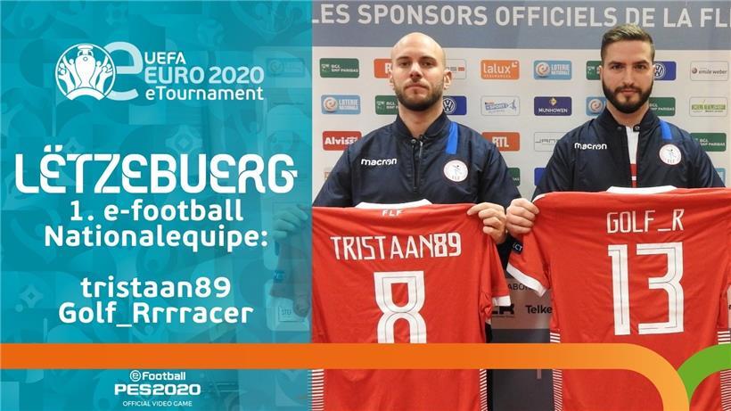 Steve Wissmann (links) und Gianluca di Marco (rechts) haben sich nach Siegen über den Kosovo, Weißrussland, Georgien, Nordirland und Litauen für die eEuro 2020 qualifiziert. 
