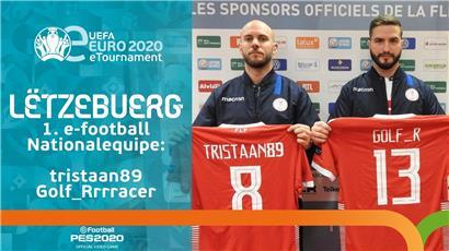 Steve Wissmann (links) und Gianluca di Marco (rechts) haben sich nach Siegen über den Kosovo, Weißrussland, Georgien, Nordirland und Litauen für die eEuro 2020 qualifiziert. 
