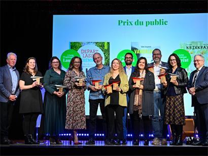 Strahlende Gesichter: Die Gewinner des „Lëtzebuerger Buchpräis 2025“