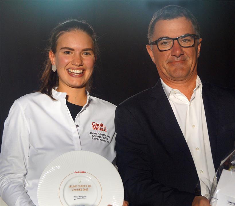 Strahlte über ihre Auszeichnung: Anne Knepper („Public House“) ist „Jeune cheffe...