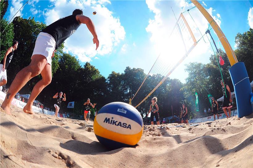 Strand-Feeling gibt es am Samstag und am Sonntag bei der Light-Version der Beach Open 
