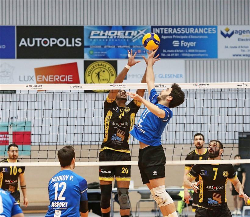 Strassen (in Schwarz-Gelb) hat im Finale gegen Bartringen am vergangenen Wochenende deutlich vorgelegt
