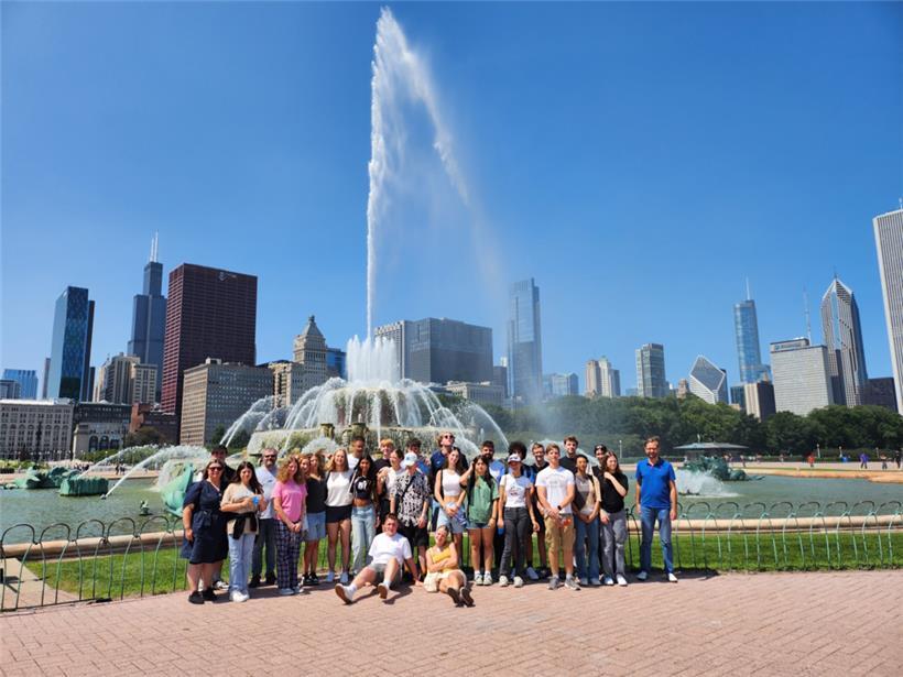 Students from Lënster Lycée discover the United States. But it’s not the size of things which seems to be the biggest difference from Luxembourg.
