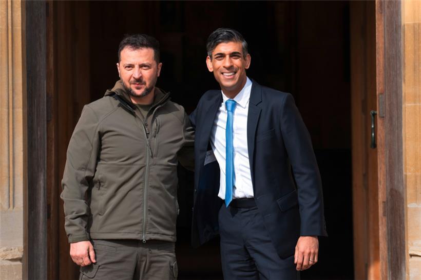 Sunak und Selenskyj in Chequers: „Wir bleiben standhaft“
