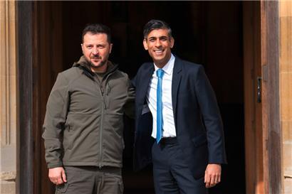 Sunak und Selenskyj in Chequers: „Wir bleiben standhaft“
