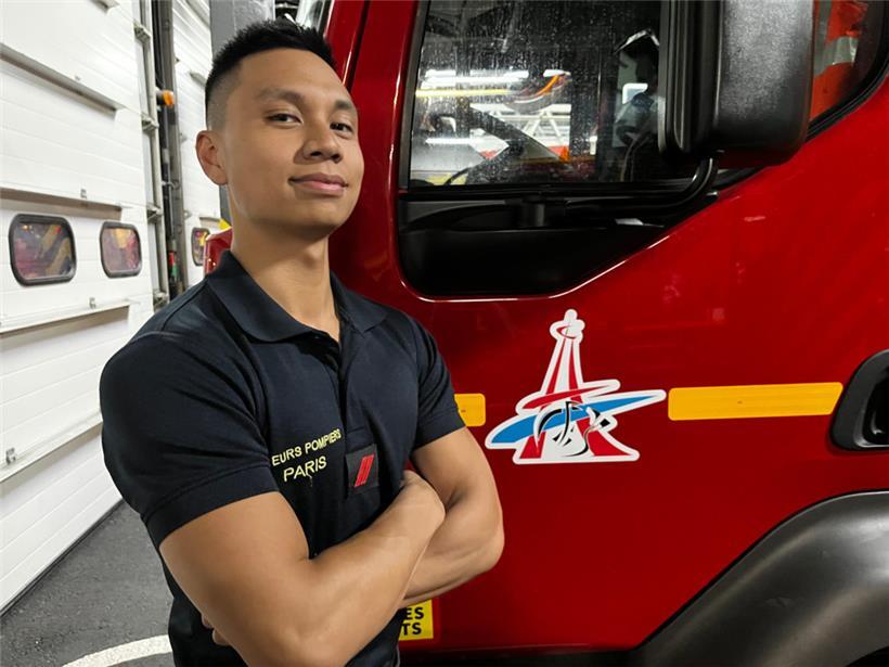 Sunarak Kimari ist bei der drittgrößten Feuerwehr der Welt angestellt
