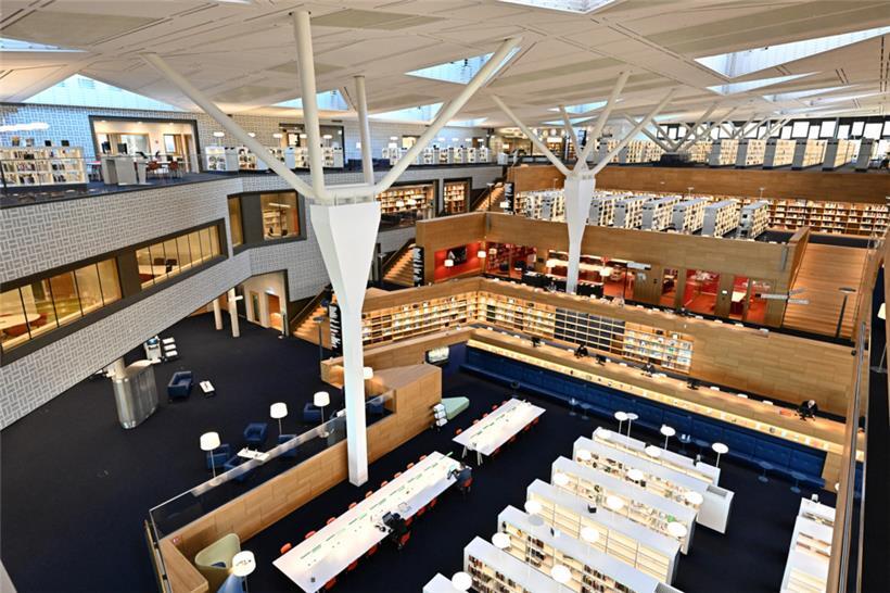 Symbolbild: Einblick in Luxemburgs Nationalbibliothek 
