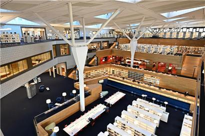 Symbolbild: Einblick in Luxemburgs Nationalbibliothek 
