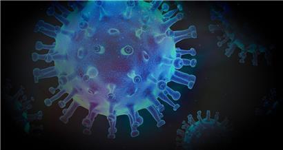 Symbolfoto: Computerdarstellung eines Coronavirus
