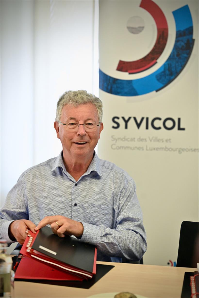 Syvicol-Präsident Emile Eicher steht dem Tageblatt Rede und Antwort.
