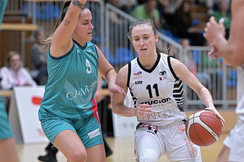 T71-Kapitänin Catherine Mreches (r.) hob die tolle Kollektivleistung ihrer Mannschaft hervor

