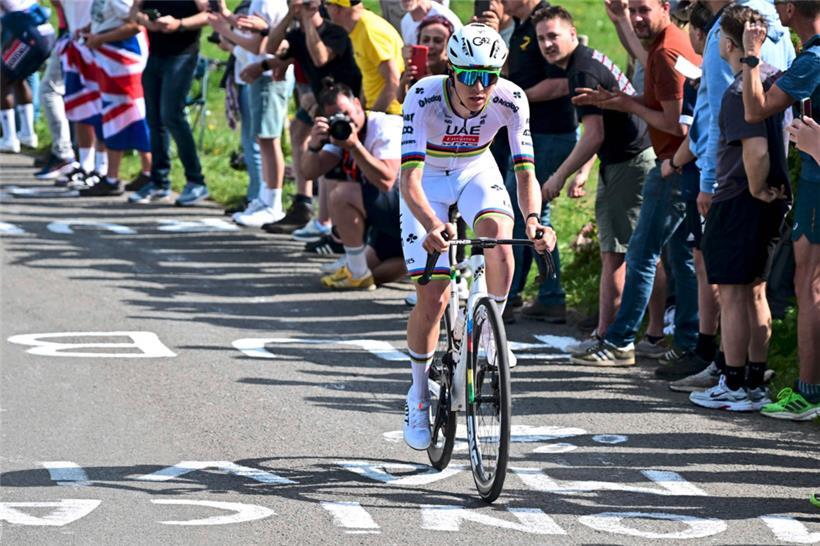 Tadej Pogacar ist bei der Tour de France der große Favorit auf den Gesamtsieg
