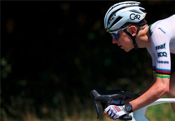 Tadej Pogacar ist einer der Fahrer, die auf Kirschsaft schwören
