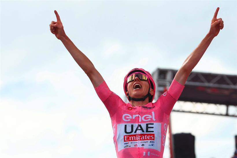 Tadej Pogacar kann beim Giro d’Italia nur noch durch Sturz oder Krankheit geschlagen werden
