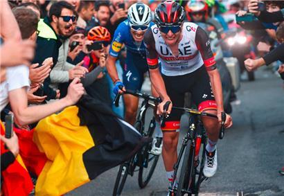Tadej Pogacar möchte sich bei der Flèche Wallonne in die Siegerliste eintragen
