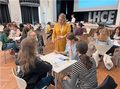 Tag 1 des VIC-Projektes im Escher Lycée Hubert Clément begann am Montag mit dem Workshop „EU Matters“
