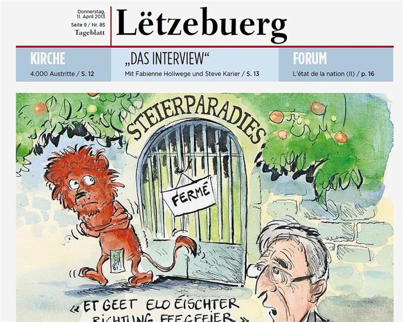 Tageblatt-Artikel aus 2013
