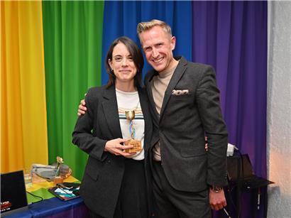 Isabelle Spigarelli, Tageblatt-Journalistin, erhält Auszeichnung als Vorbild in der Medienbranche